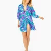 Lilly Pulitzer Natalie Coverup (Seasalt Blue)