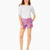 Lilly Pulitzer Buttercup Knit Short (Pink Isle) Bottoms 1 Lilly Pulitzer Buttercup Knit Short (Pink Isle) Bottoms