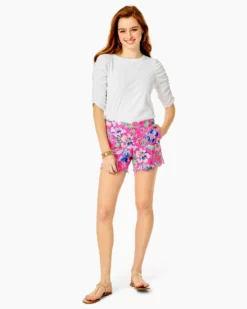 Lilly Pulitzer Buttercup Knit Short (Pink Isle) Bottoms