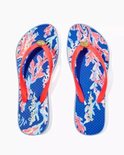 Lilly Pulitzer Pool Flip Flops (Swim On Over)