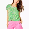 Lilly Pulitzer Etta Scoop Neck Top (Fins & Flippers)
