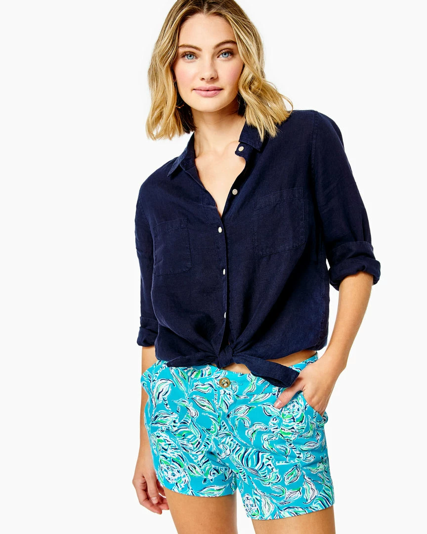 Lilly Pulitzer Callahan Knit Short (Outta Line) Bottoms 3 Lilly Pulitzer Callahan Knit Short (Outta Line) Bottoms