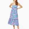 Lilly Pulitzer Dresses Winni Midi Dress (Turtle Wave) 2 Lilly Pulitzer Dresses Winni Midi Dress (Turtle Wave)
