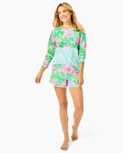 Lilly Pulitzer PJ Knit Short (Fruity Flamingo)