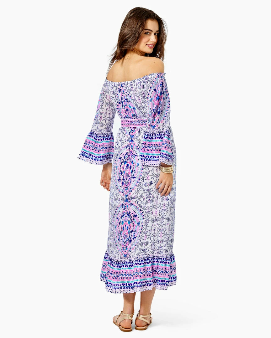 Lilly Pulitzer Abigale Midi Dress (Time To Shine) 6 Lilly Pulitzer Abigale Midi Dress (Time To Shine)