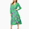 Lilly Pulitzer Dresses Cristiana Stretch Lileeze Midi Dress (Brewsters) 1 Lilly Pulitzer Dresses Cristiana Stretch Lileeze Midi Dress (Brewsters)