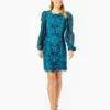 Lilly Pulitzer Georgi Dress (Valencia Teal) Dresses