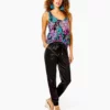 Lilly Pulitzer Julissa Stretch Pant (Onyx) Bottoms