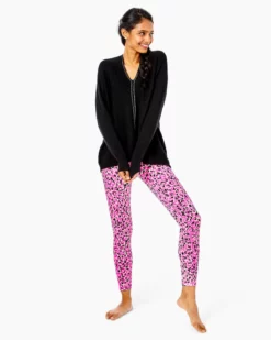 Lilly Pulitzer Sevie Tunic (Black) Tops