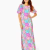 Lilly Pulitzer Kimberle Stretch Maxi Dress (Take It From Your Mummy) Dresses