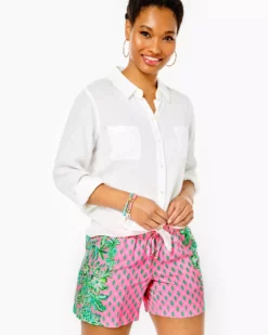 Lilly Pulitzer 5" Katia Mid-Rise Short (Oh Diamond Girl)
