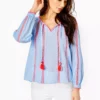 Lilly Pulitzer Tops Mardi Chambray Top (Blue Peri) 1 Lilly Pulitzer Tops Mardi Chambray Top (Blue Peri)