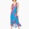 Lilly Pulitzer Moana Maxi Dress (Turquoise Oasis) Dresses
