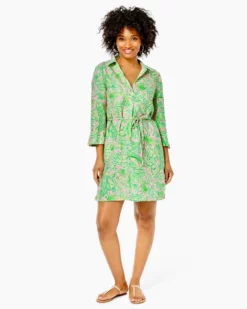 Lilly Pulitzer Pilar Linen Tunic Dress (Mandevilla Baby Fins & Flippers) Dresses 7 Lilly Pulitzer Pilar Linen Tunic Dress (Mandevilla Baby Fins & Flippers) Dresses