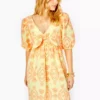 Lilly Pulitzer Dresses Sarafina Short Sleeve (Calla Yellow)
