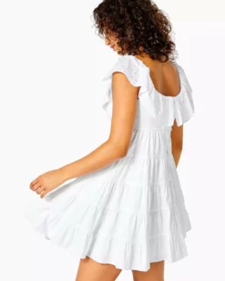 Lilly Pulitzer Emie Dress (Resort White) Dresses