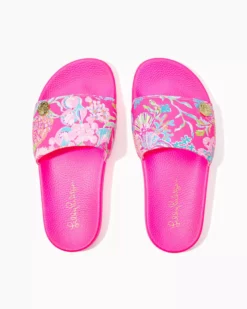 Lilly Pulitzer Cabana Slides (Shell Me Something Good)