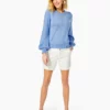 Lilly Pulitzer Jayne Stretch Short (Resort White)