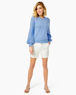 Lilly Pulitzer Jayne Stretch Short (Resort White)