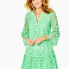 Lilly Pulitzer Bekah Dress (Patina Green))