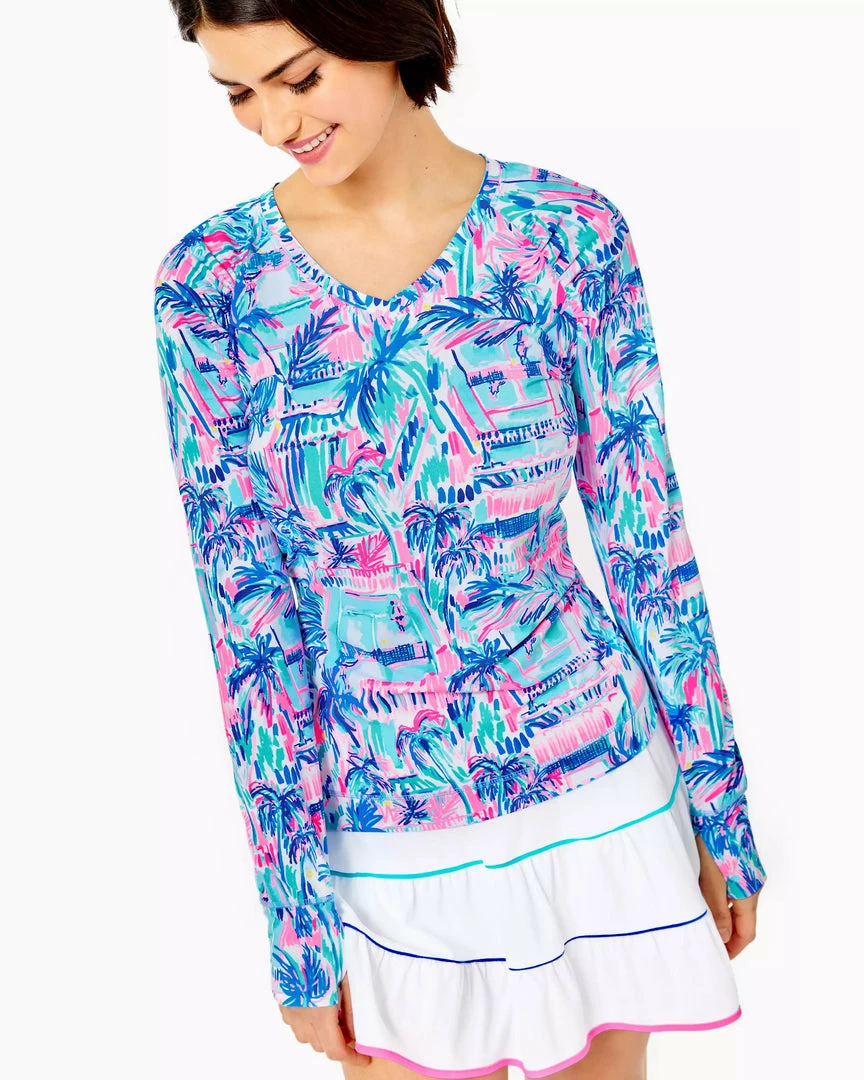 Lilly Pulitzer UPF 50+ Luxletic Tarah Sunguard (Perfect Match) Tops 3 Lilly Pulitzer UPF 50+ Luxletic Tarah Sunguard (Perfect Match) Tops