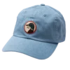 Duckhead Accessories Circle Patch Twill Hat (Steel Blue)