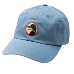 Duckhead Accessories Circle Patch Twill Hat (Steel Blue)