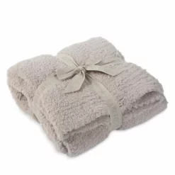 Barefoot Dreams CozyChic Landscape Blanket 45" (Stone/Stone) Gifts For Her