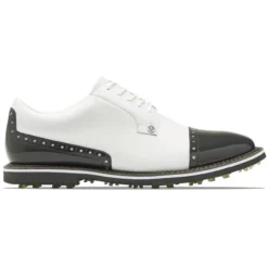 G/Fore Shoes Cap Toe Gallivanter (Snow/Charcoal)
