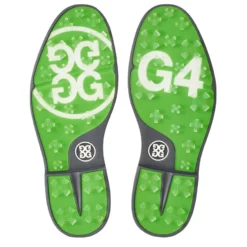 G/Fore Shoes Cap Toe Gallivanter (Snow/Charcoal)