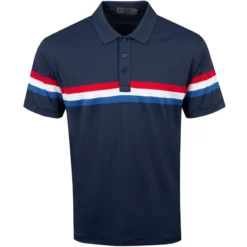 G/Fore Tops Liberty Stripe Polo (Twilight)