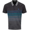 G/Fore Variegated Raglan Stripe Polo (Onyx) 2 G/Fore Variegated Raglan Stripe Polo (Onyx)