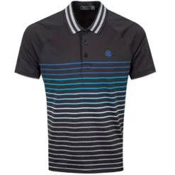 G/Fore Variegated Raglan Stripe Polo (Onyx)
