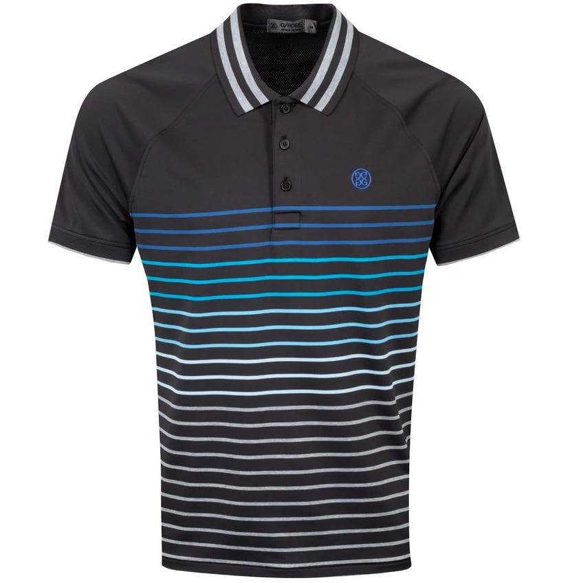 G/Fore Variegated Raglan Stripe Polo (Onyx) 3 G/Fore Variegated Raglan Stripe Polo (Onyx)