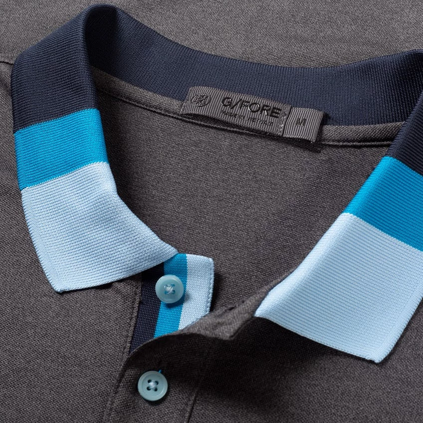 G/Fore Tricolour Polo (Charcoal Grey ) 5 G/Fore Tricolour Polo (Charcoal Grey )