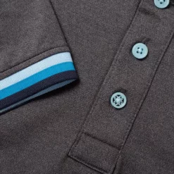 G/Fore Tricolour Polo (Charcoal Grey ) 9 G/Fore Tricolour Polo (Charcoal Grey )