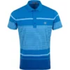 G/Fore Sir Stripe Polo (Mykonos)