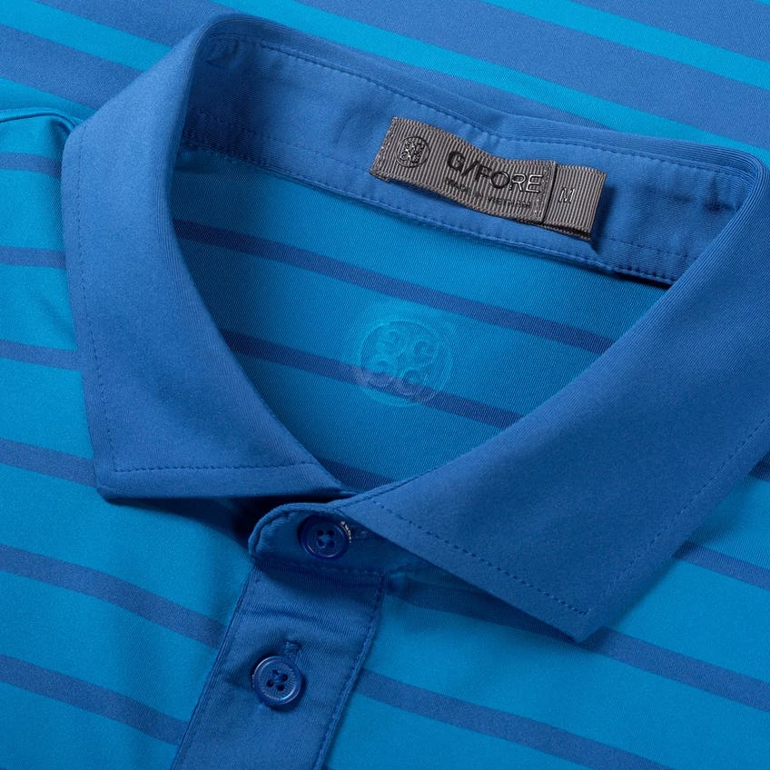 G/Fore Tops Horizon Stripe Polo (Aegean) 4 G/Fore Tops Horizon Stripe Polo (Aegean)