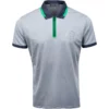 G/Fore Tops Embossed Quarter Zip Polo (Light Grey) 2 G/Fore Tops Embossed Quarter Zip Polo (Light Grey)