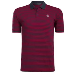 G/Fore Perforated Stripe Polo (Twilight)