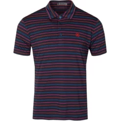 G/Fore Tops Pencil Stripe Polo (Twilight)