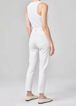 Citizens Of Humanity Bottoms 1960 Olivia Crop High Rise Slim (Lumen)
