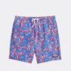 Vineyard Vines Swim 7" Printed Cahppy Trunks (Seahorses Sailor Red)