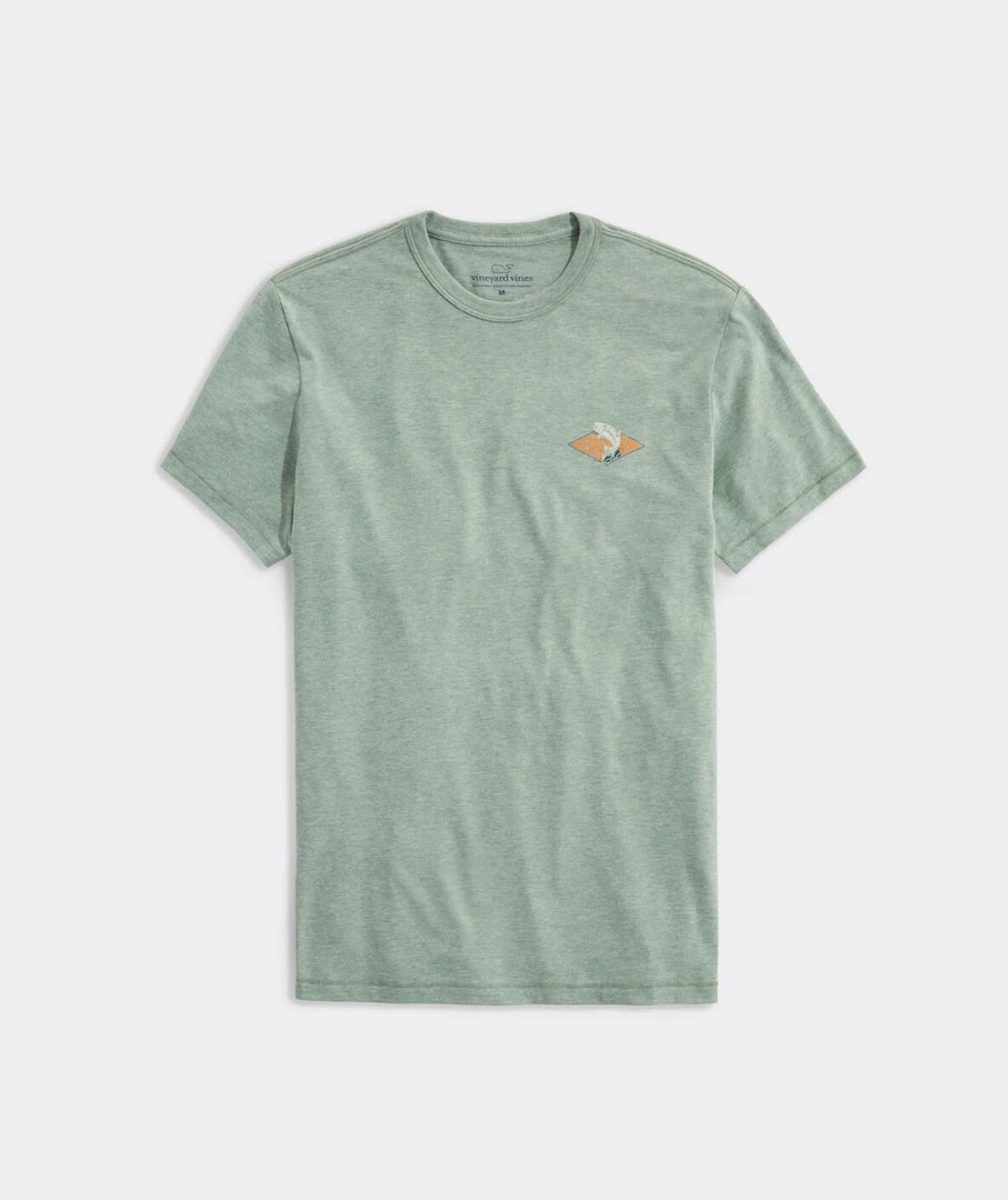 Vineyard Vines Tops Trout Patch Dunes Tee (Surplus Heather) 4 Vineyard Vines Tops Trout Patch Dunes Tee (Surplus Heather)