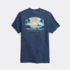Vineyard Vines Tops 80 Degrees Pocket Tee (Oxbow Blue)