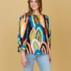 Crosby By Mollie Burch Logan Top (Geode) Tops 1 Crosby By Mollie Burch Logan Top (Geode) Tops