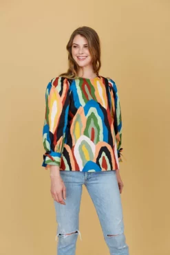 Crosby By Mollie Burch Logan Top (Geode) Tops
