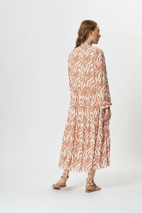 Fresha London Daphne Dress (Camel Zebra) 6 Fresha London Daphne Dress (Camel Zebra)