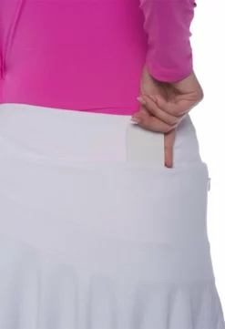 IBKUL Flounce Skort (White)