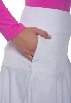 IBKUL Flounce Skort (White) 7 IBKUL Flounce Skort (White)